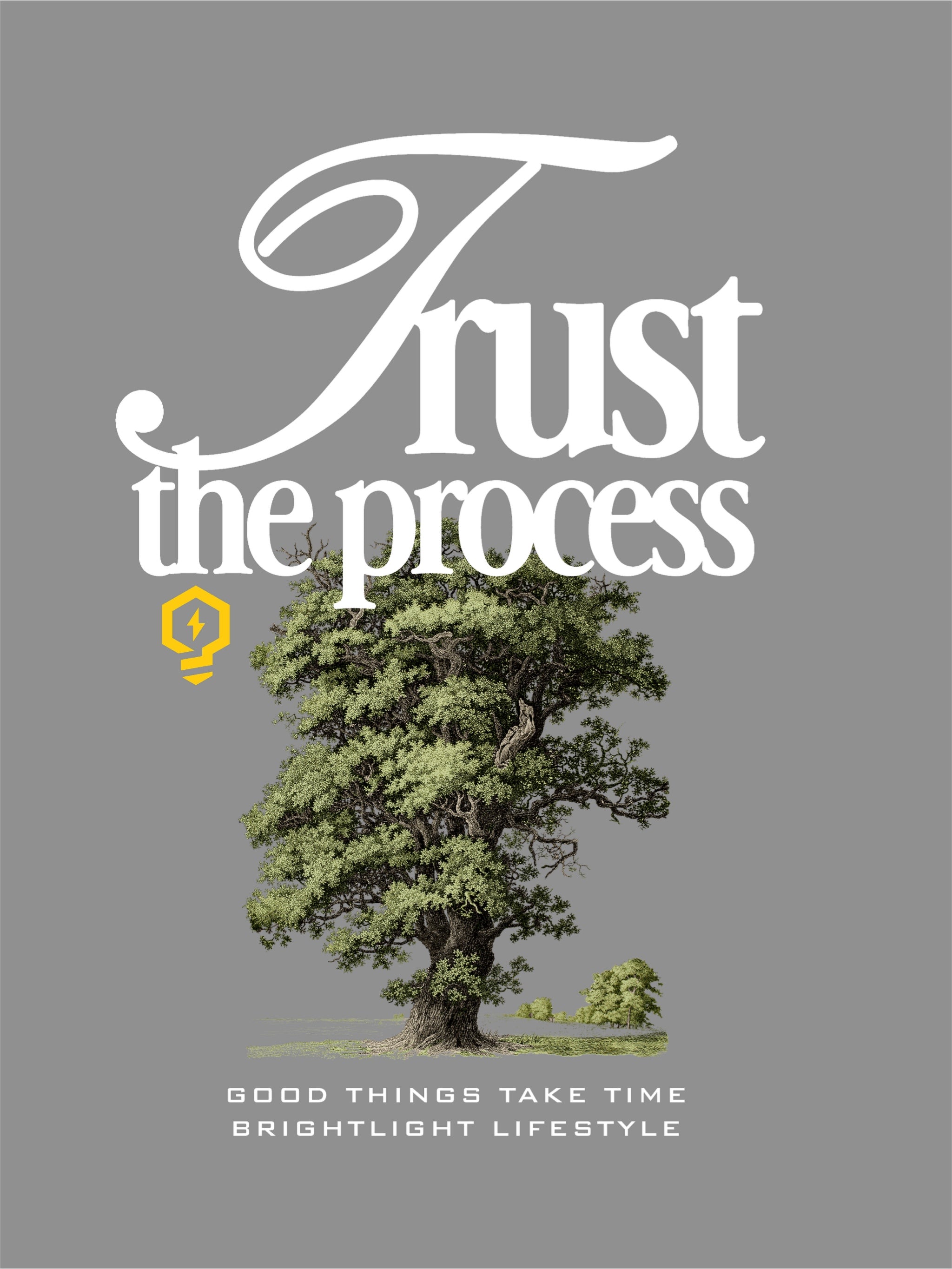 TRUST THE PROCESS — Quick Dry Boxy Tee